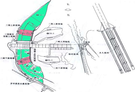 三峽三期導流布置圖