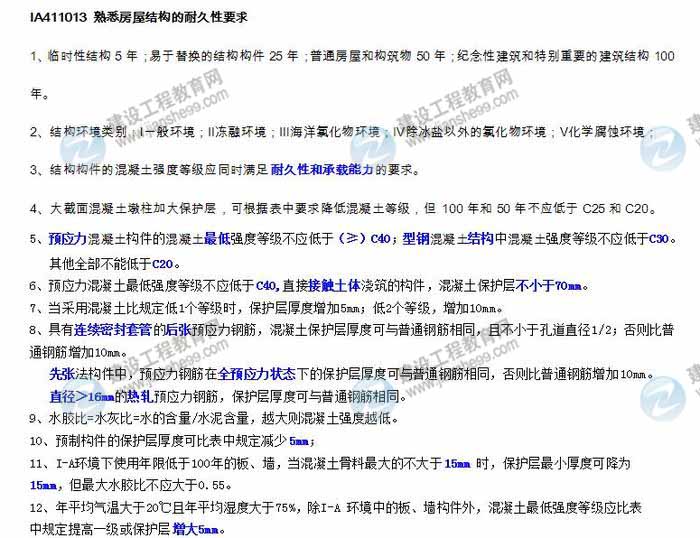 2015年一級建造師考試建筑工程管理與實(shí)務(wù)學(xué)習筆記精編