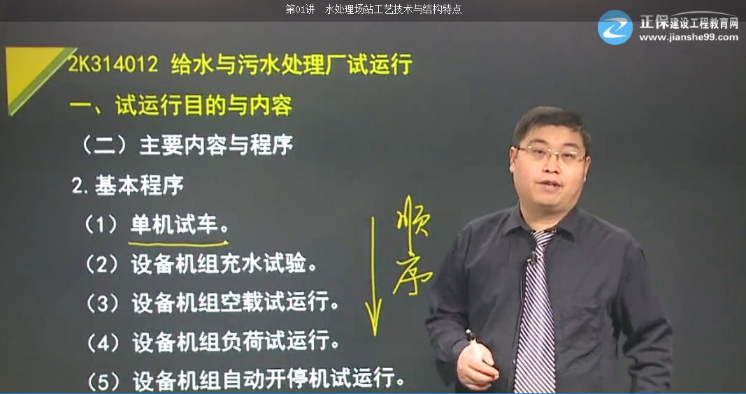 2017年一建市政公用工程給水與污水處理廠(chǎng)試運行要求【點(diǎn)評】