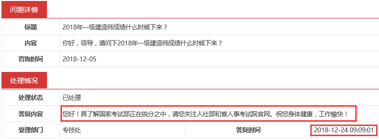 2018年一級建造師成績(jì)正在統計分數！出分的日子不遠了