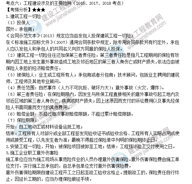 監理工程師考點(diǎn)