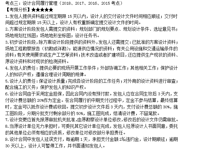 監理工程師考點(diǎn)