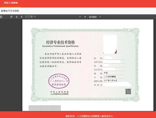 全國專(zhuān)業(yè)技術(shù)人員職業(yè)資格證書(shū)查詢(xún)驗證服務(wù)