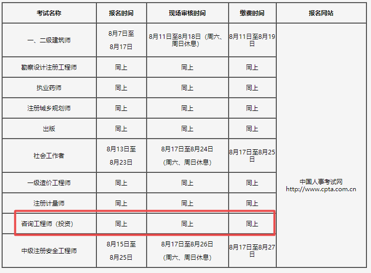 吉林咨詢(xún)工程師報名公告