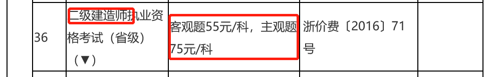 二建收費標準 二建收費標準